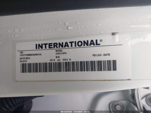 International Cv515 2019 1HTKTSWM0KH090134 Image 8