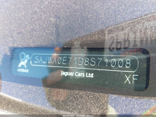2013 JAGUAR XF SAJWA0E71D8S71008 Photo 8