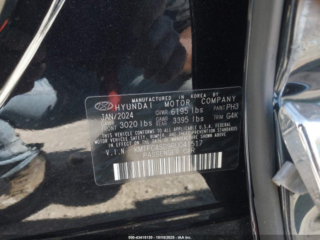 Genesis G90 3.5t E-sc Awd 2024 KMTFC4SD9RU041517 Image 9