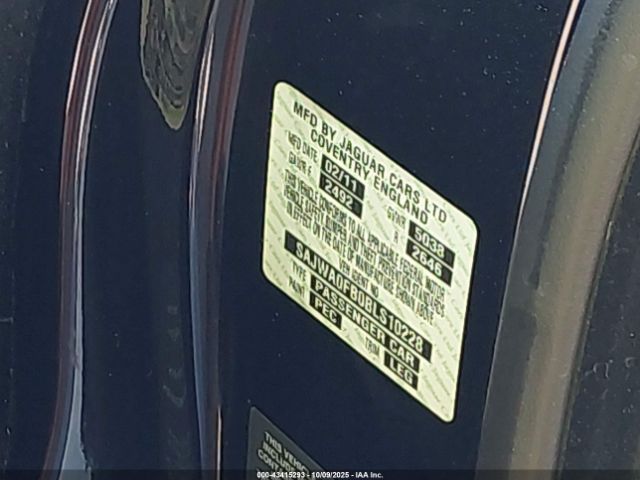 2011 JAGUAR XF SAJWA0FB0BLS10228 Photo 8