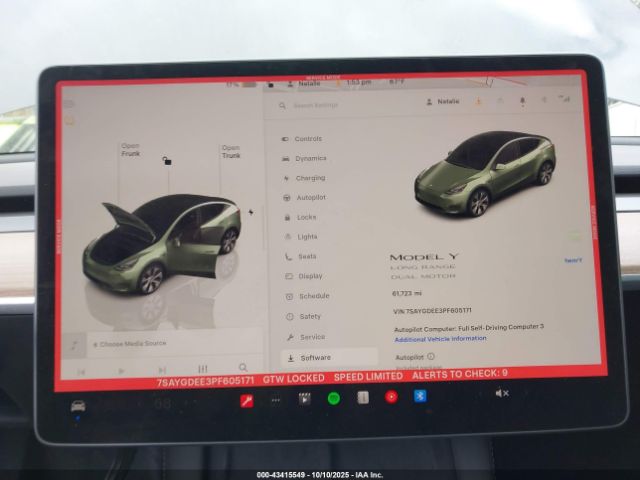 2023 TESLA MODEL Y 7SAYGDEE3PF605171 Photo 6