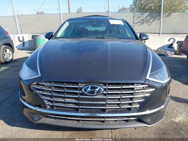KMHL24JJ6PA060645 Hyundai Sonata Hybrid Blue