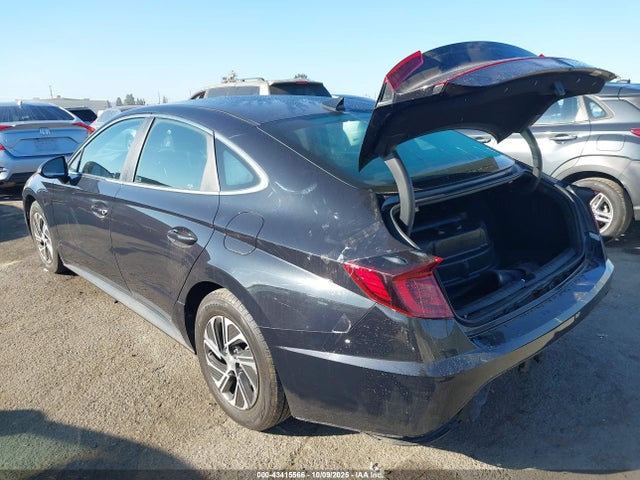 KMHL24JJ6PA060645 Hyundai Sonata Hybrid Blue