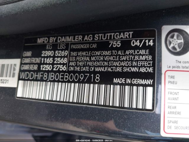 2014 MERCEDES-BENZ E 350 WDDHF8JB0EB009718 Photo 8