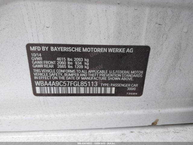 2015 BMW 428 GRAN COUPE WBA4A9C57FGL85113 Photo 8