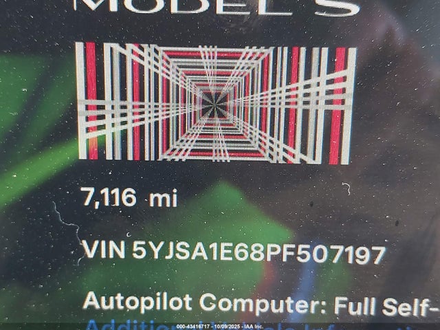 2023 TESLA MODEL S 5YJSA1E68PF507197 Photo 8