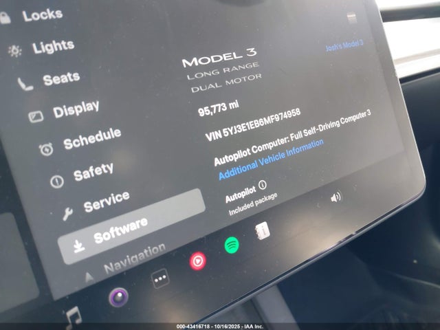 2021 TESLA MODEL 3 5YJ3E1EB6MF974958 Photo 6