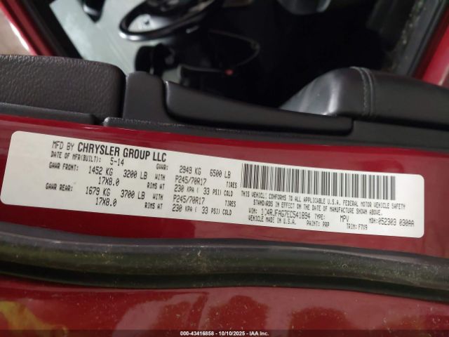 2014 JEEP GRAND CHEROKEE 1C4RJFAG7EC541894 Photo 8