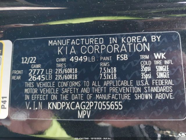 2023 KIA SPORTAGE HYBRID KNDPXCAG2P7055655 Photo 8