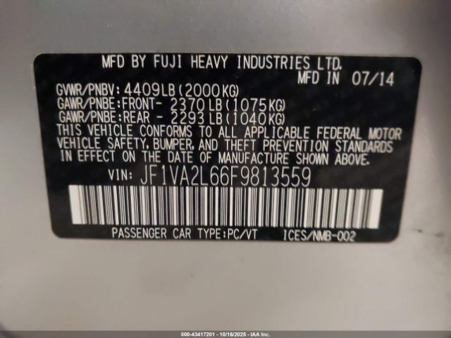 2015 SUBARU WRX STI JF1VA2L66F9813559 Photo 8
