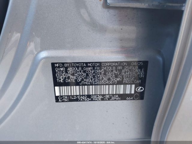 2025 LEXUS IS 350 JTHGZ1E26S5040673 Photo 8