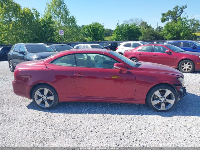 43417549 :رقم المزاد ، JTHFF2C22A2513854 vin ، 2010 Lexus Is 250c مزاد بيع
