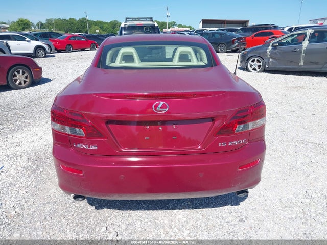 43417549 :رقم المزاد ، JTHFF2C22A2513854 vin ، 2010 Lexus Is 250c مزاد بيع
