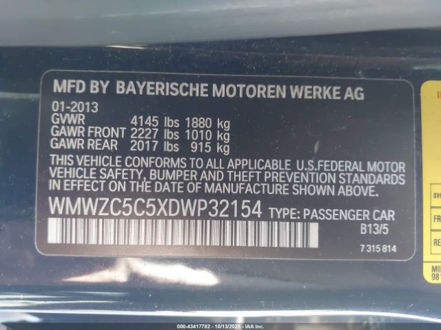 2013 MINI COUNTRYMAN WMWZC5C5XDWP32154 Photo 8