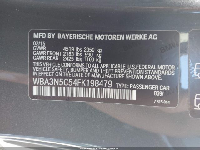 2015 BMW 428I WBA3N5C54FK198479 Photo 8