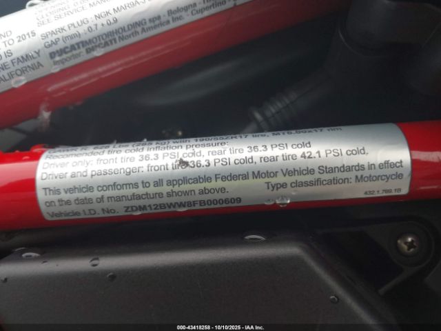 2015 DUCATI MULTISTRADA ZDM12BWW8FB000609 Photo 9