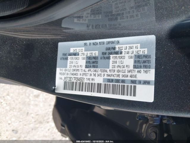 2023 MAZDA CX-9 JM3TCBDY7P0646931 Photo 8