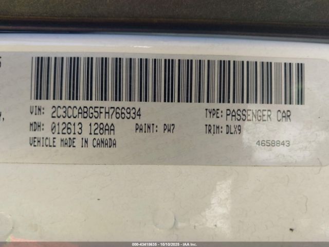 2015 CHRYSLER 300 2C3CCABG5FH766934 Photo 8