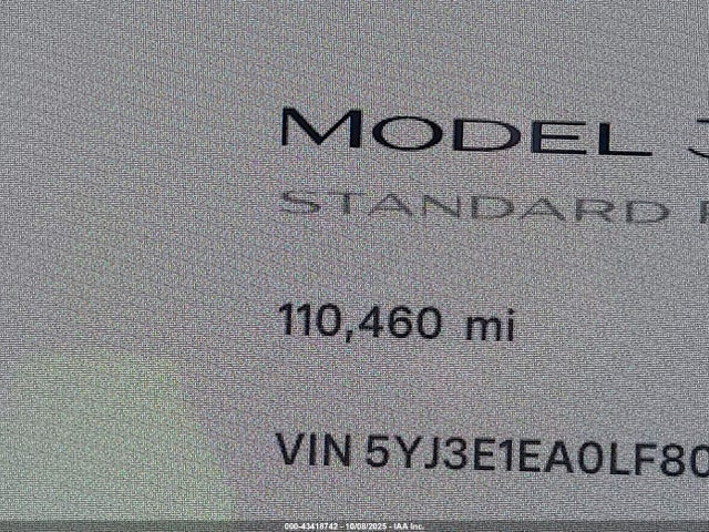 5YJ3E1EA0LF803452 Tesla MODEL 3