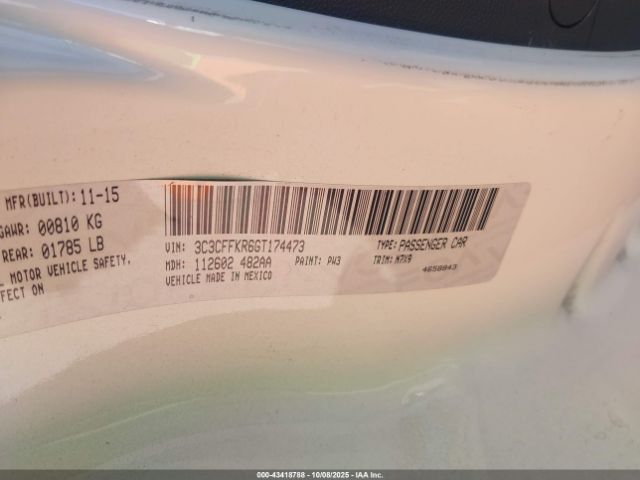 2016 FIAT 500 3C3CFFKR6GT174473 Photo 8