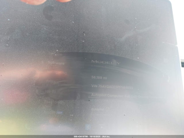 2023 TESLA MODEL Y 7SAYGAEE5PF584659 Photo 6