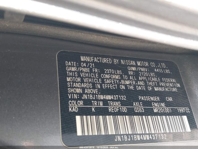 2021 NISSAN ROGUE SPORT JN1BJ1BW4MW437132 Photo 8