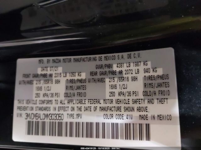 2021 MAZDA CX-30 3MVDMBAL0MM303050 Photo 8