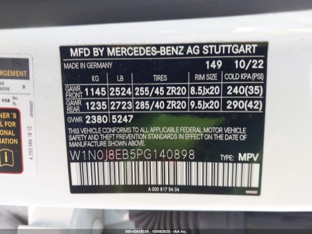 2023 MERCEDES-BENZ GLC 300 W1N0J8EB5PG140898 Photo 8