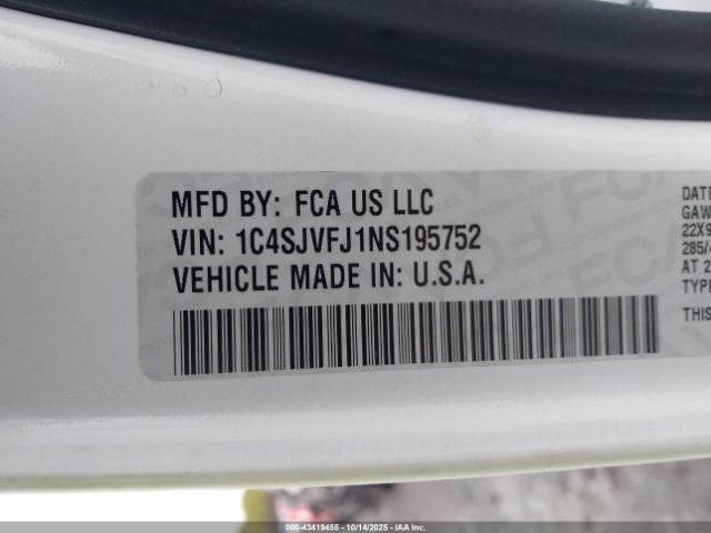 2022 JEEP GRAND WAGONEER 1C4SJVFJ1NS195752 Photo 8