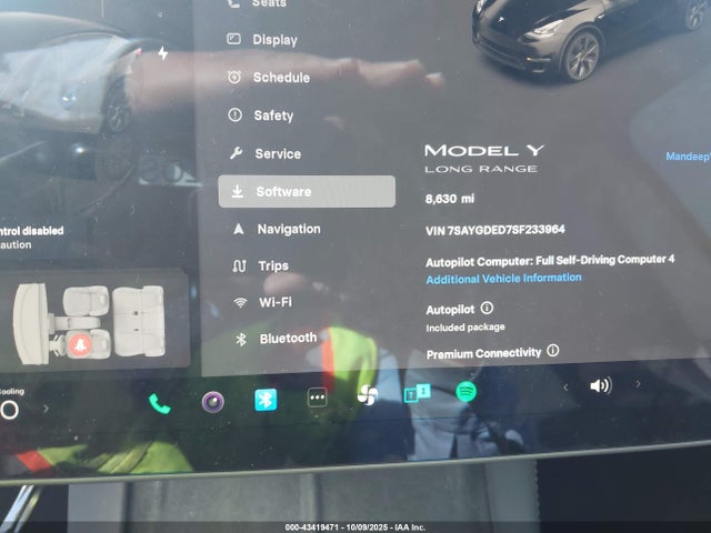 2025 TESLA MODEL Y 7SAYGDED7SF233964 Photo 6