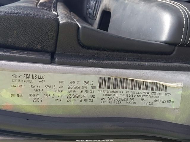 2017 JEEP GRAND CHEROKEE 1C4RJFCG5HC837224 Photo 8