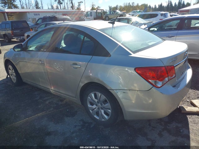 Продажа на аукционе авто 2013 Chevrolet Cruze Ls Auto, vin: 1G1PA5SG2D7167744, номер лота: 43419615