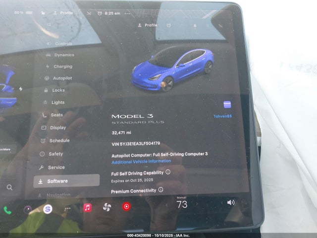 2020 TESLA MODEL 3 5YJ3E1EA3LF504179 Photo 6