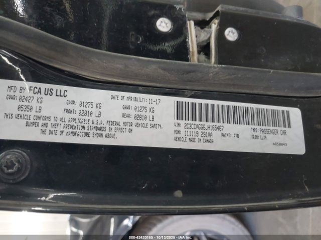 2018 CHRYSLER 300 2C3CCAGG6JH165467 Photo 8