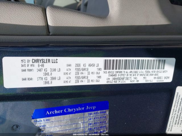 2008 CHRYSLER ASPEN 1A8HX582X8F158171 Photo 8