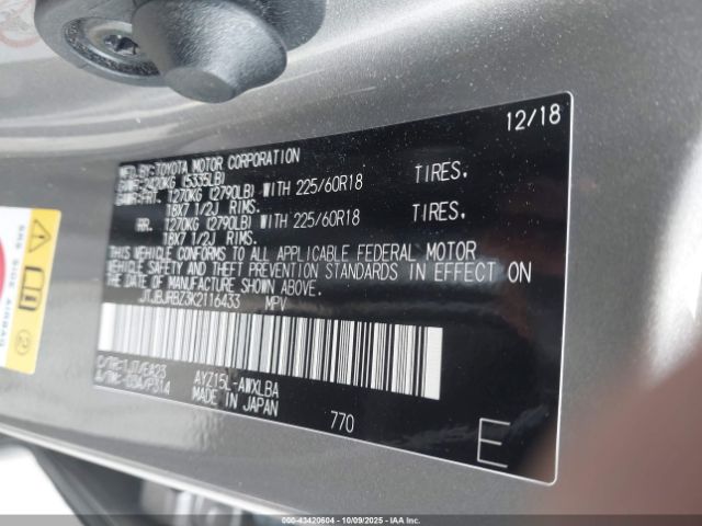 2019 LEXUS NX 300H JTJBJRBZ3K2116433 Photo 8