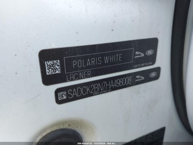 2017 JAGUAR F-PACE SADCK2BN7HA498008 Photo 8