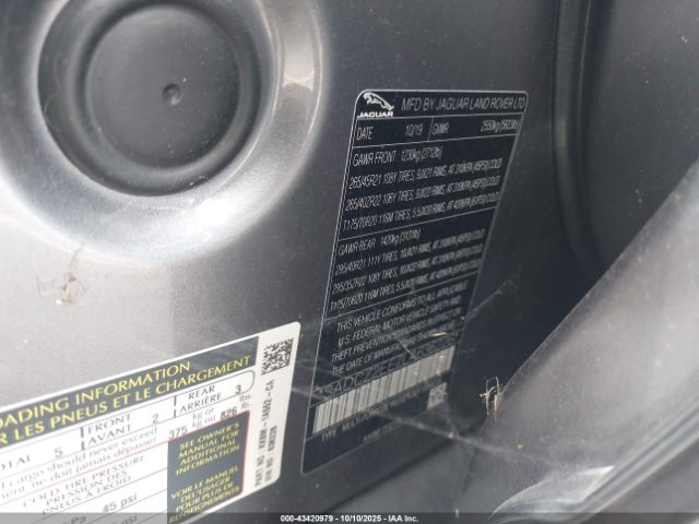 2020 JAGUAR F-PACE SADCZ2EE7LA636226 Photo 8