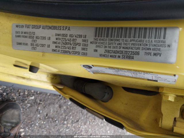2014 FIAT 500L ZFBCFADH3EZ023506 Photo 8
