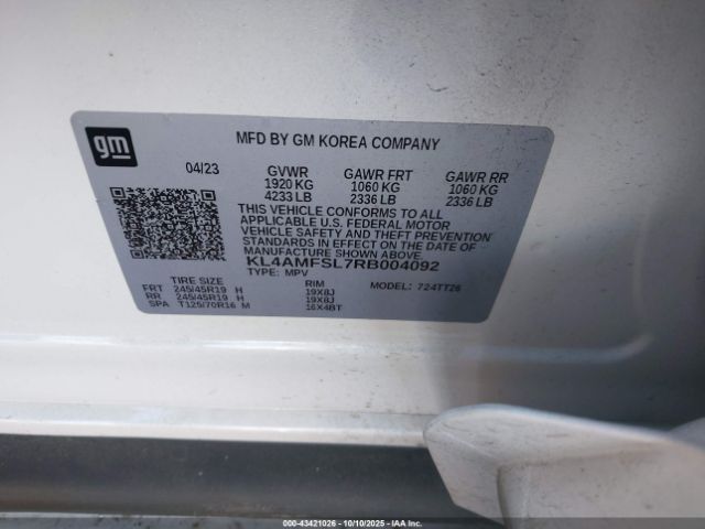 2024 BUICK ENCORE GX KL4AMFSL7RB004092 Photo 8