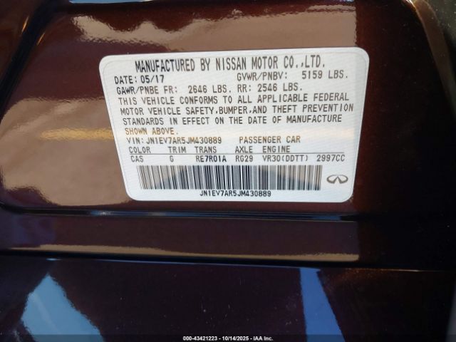 2018 INFINITI Q50 JN1EV7AR5JM430889 Photo 8