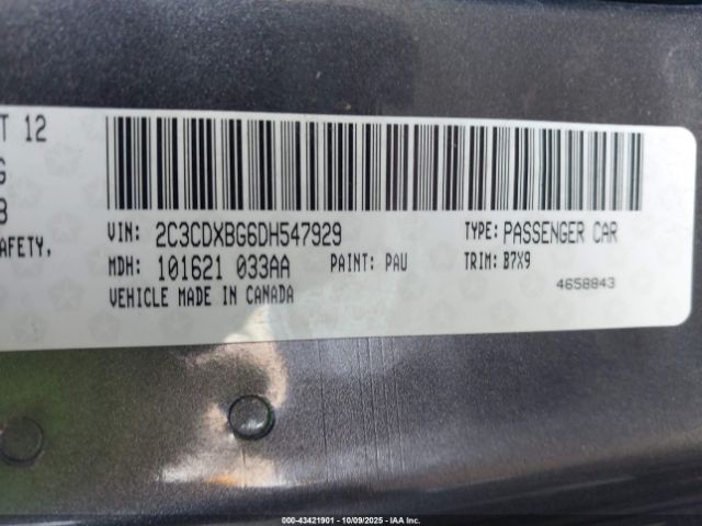 2013 DODGE CHARGER 2C3CDXBG6DH547929 Photo 8