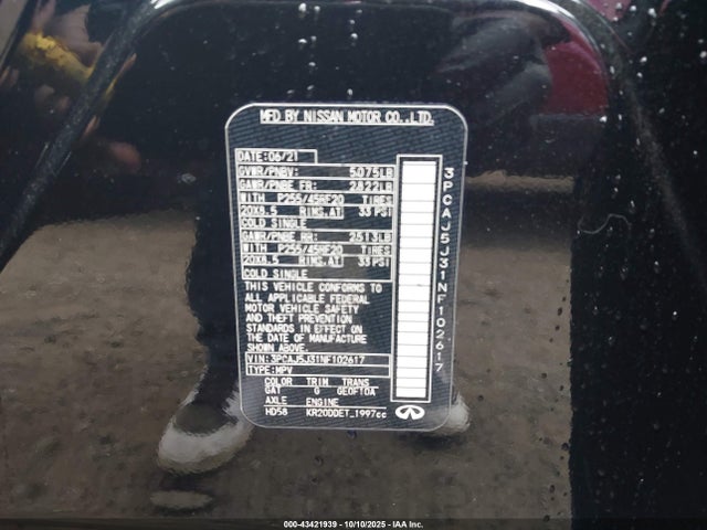 2022 INFINITI QX55 3PCAJ5J31NF102617 Photo 8