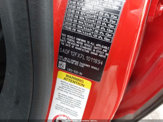 2020 JAGUAR E-PACE SADF12FX7L1011894 Photo 8