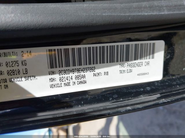 2014 DODGE CHALLENGER 2C3CDYBT9EH237262 Photo 8