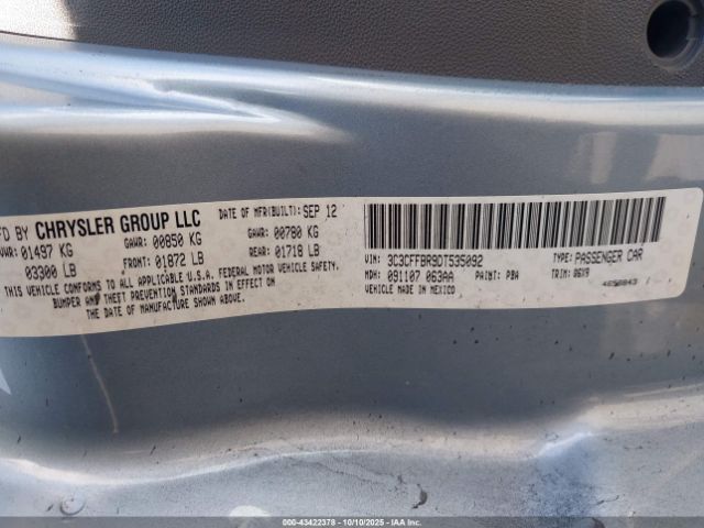 2013 FIAT 500 3C3CFFBR9DT535092 Photo 8