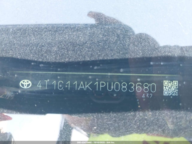 4T1C11AK1PU083680 Toyota a25a-fks