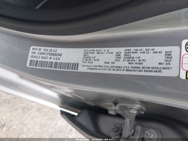 RAM 2025 2025 1C6SRFJPXSN562840 Image 9