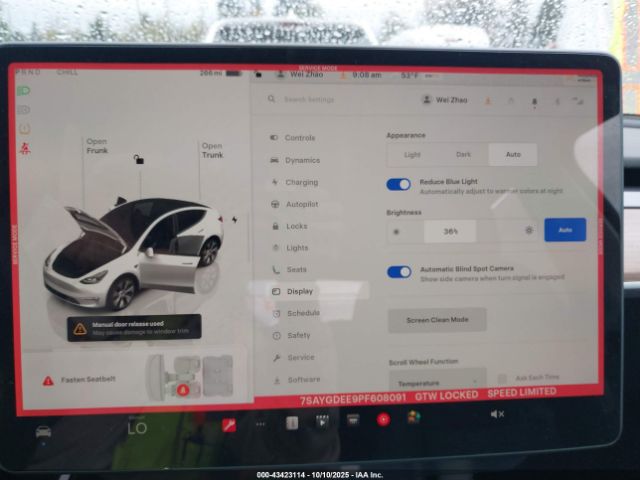 2023 TESLA MODEL Y 7SAYGDEE9PF608091 Photo 6