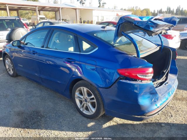 2018 FORD FUSION HYBRID 3FA6P0UU2JR141842 Photo 2